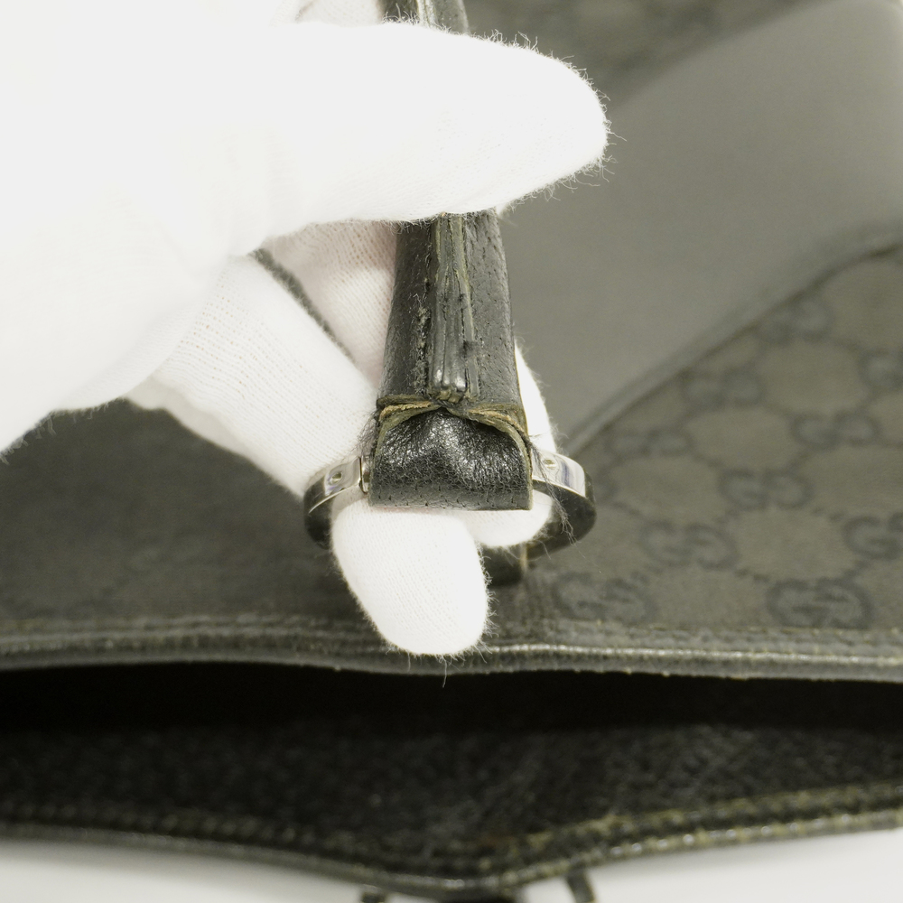 GUCCIAuth  tote bag GG canvas 113016 black - Picture 7 of 10